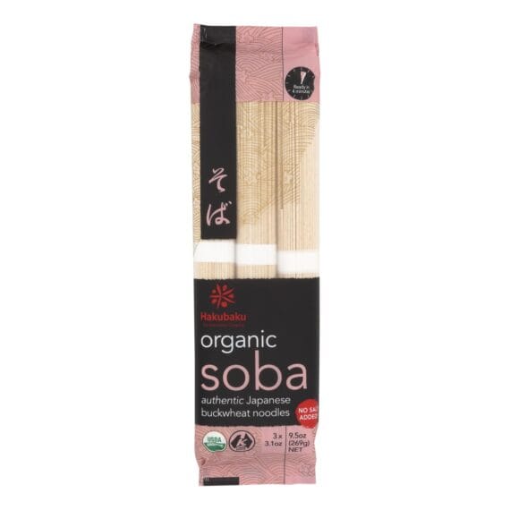 Hakubaku Organic Soba, Case Of 8, 9.52 Oz.