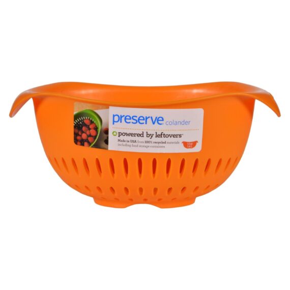 Preserve Small Colander, Orange, 1.5 Qt