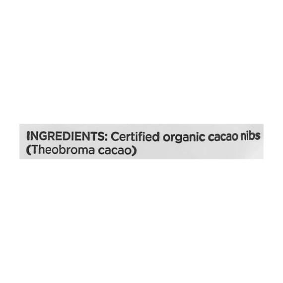 Navitas Naturals Cacao Nibs, Organic, Raw, 8 Oz, Case Of 12 - Image 2