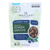 Navitas Naturals Snacks, Organic, Power, Blueberry Hemp, Gluten Free, 8 Oz, Case Of 12
