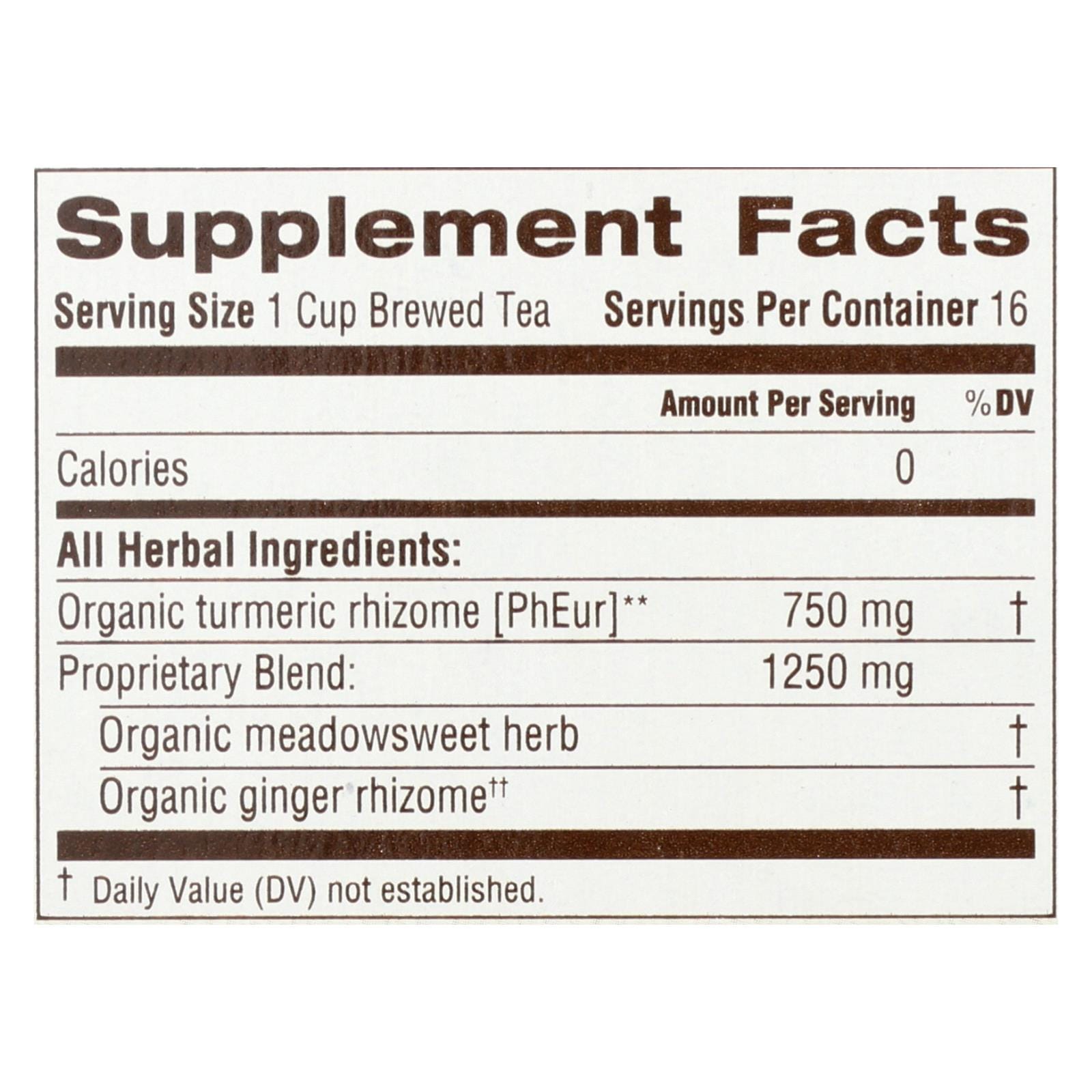 Traditional Medicinals Organic Herbal Tea, Ginger, Case Of 6, 16 Count - Image 2