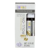 Aura Cacia, Roll On Essential Oil, Frankincense, Case Of 4, .31 Fl Oz