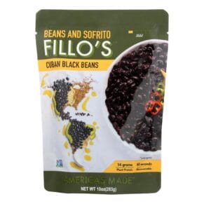 Fillo's Beans, Cuban Black Beans, Case Of 6, 10 Oz.