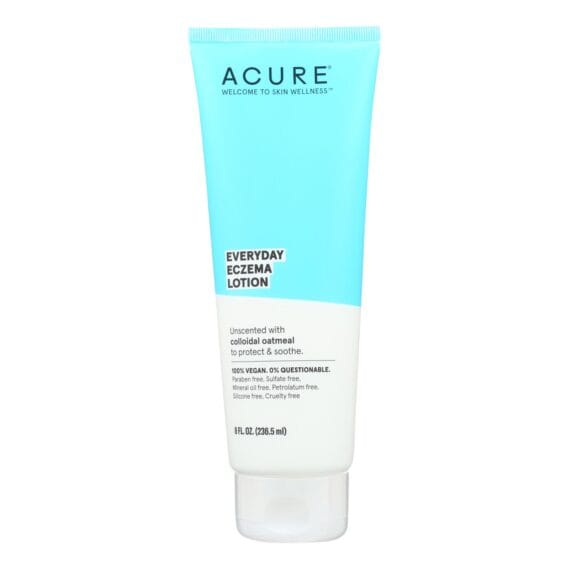 Acure, Lotion, Everyday Eczema, Unscented With Oatmeal, 8 Fl Oz.