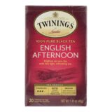 Twinings Tea Black Tea, English Afternoon, Case Of 6, 20 Bags