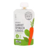 Serenity Kids - Pouch Cart-spin-basil - Case Of 6-3.5 Oz