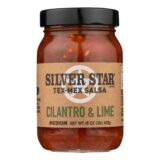 Silver Star - Salsa Cilantro & Lime Medium - Case Of 6 - 16 Oz