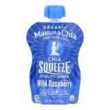 Mamma Chia Wild Raspberry Organic Vitality Snack, Case Of 16, 3.5 Oz.