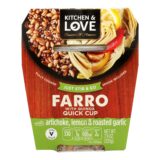Cucina And Amore, Farro, Artichoke, Lemon, Garlic, Case Of 6, 7.9 Oz