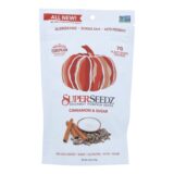Superseedz Gourmet Pumpkin Seeds, Cinnamon And Sugar, Case Of 6, 5 Oz.