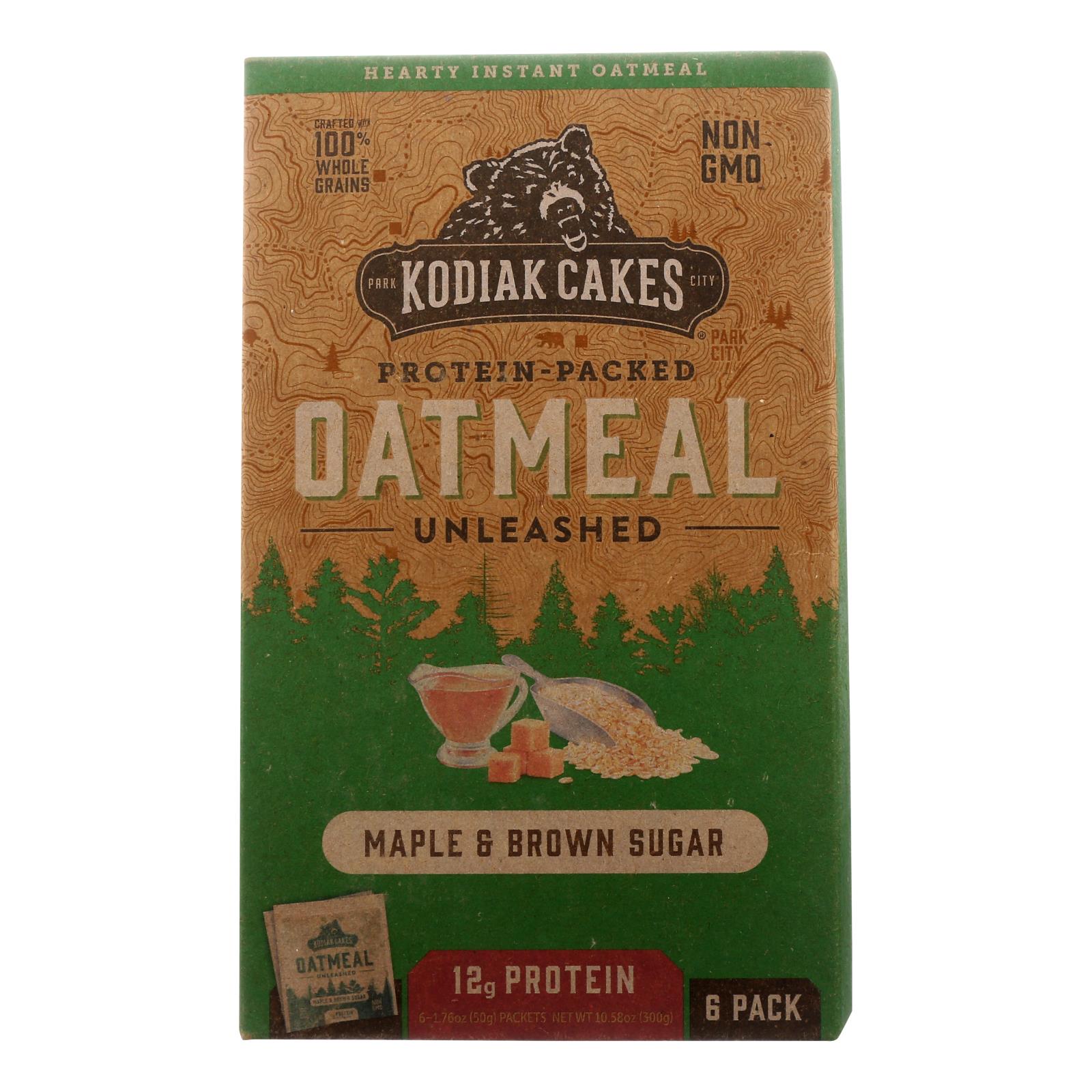 Kodiak Cakes - Oatmeal Mpl Brwn Sgr Pckt - Cs Of 6-6-1.76oz