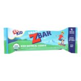 Clif Bar Organic Clif Kid Zbar, Iced Oatmeal Cookie, Case Of 18, 1.27 Oz Bars