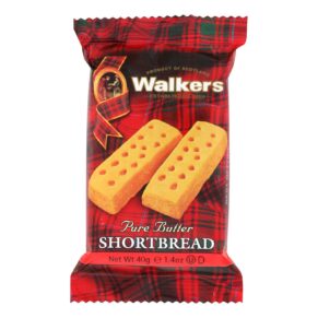 Walkers Shortbread Fingers 2 Count, Case Of 24, 1.4 Oz
