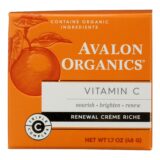 Avalon Organics - Face Creme Vit-c Rnew Rch - 1 Each-1.7 Oz