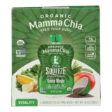 Mamma Chia Squeeze Vitality Snack, Green Magic, Case Of 6, 3.5 Oz.