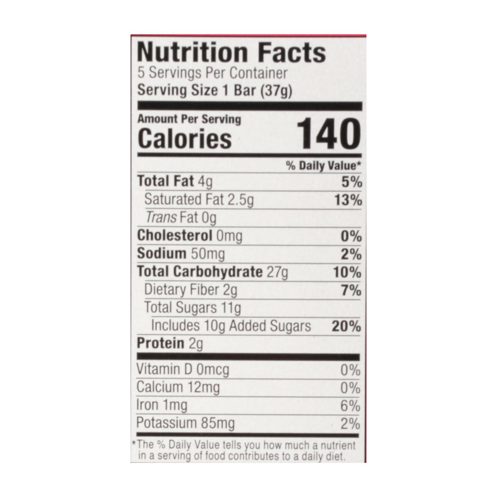 Bobo's Oat Bars - Stuffed Bites Strawberry - Case Of 6 - 6.5 Oz - Image 3