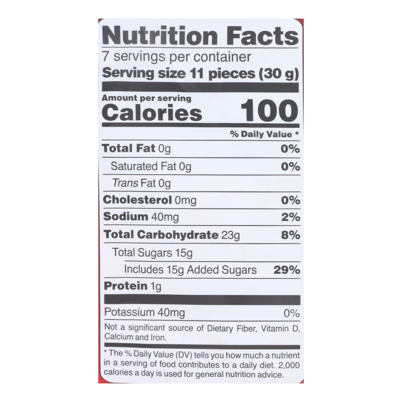 Panda Licorice - Licorice Strawberry Chews - Case Of 8-7 Oz - Image 3