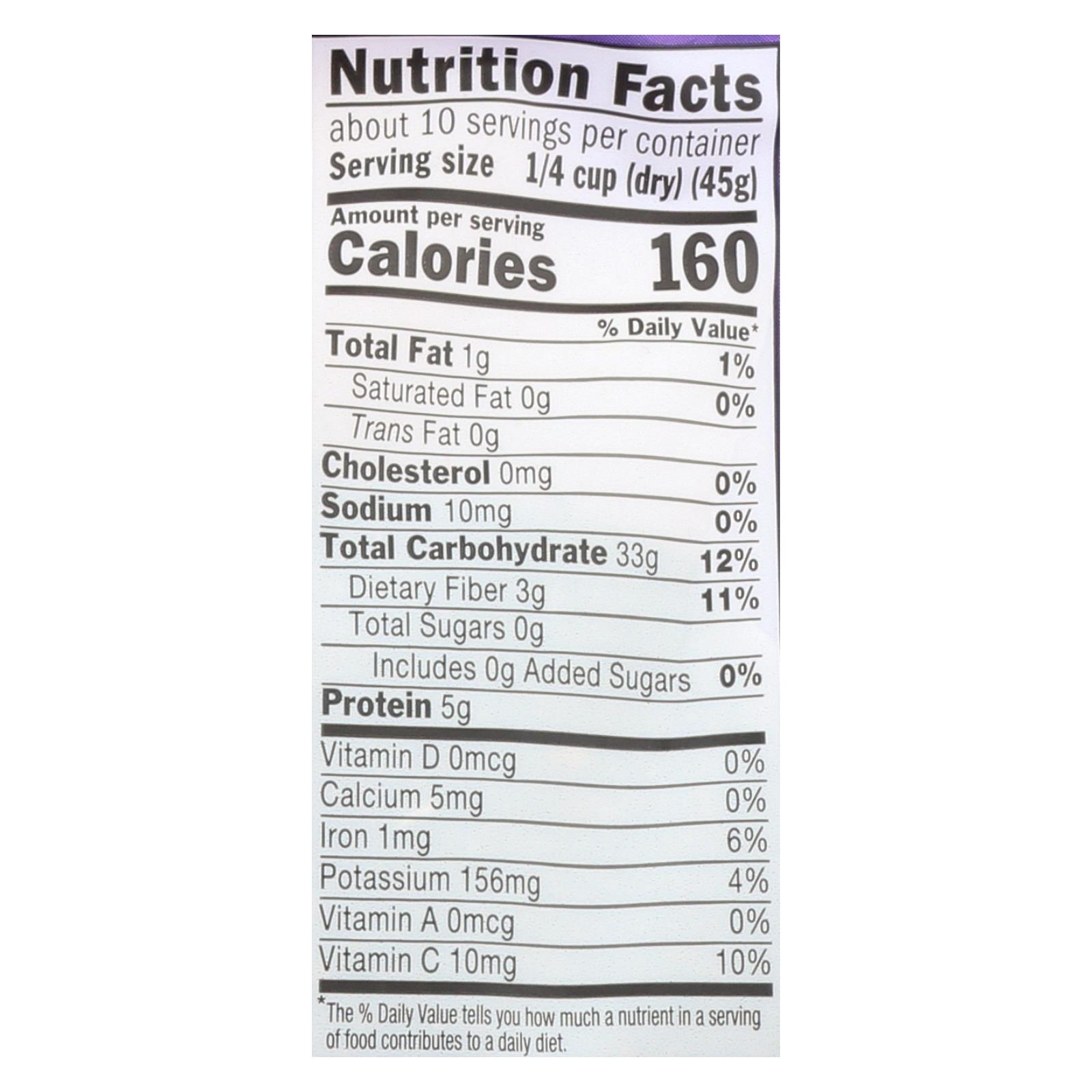 Lundberg Family Farms Organic Rice, Black Pearl, Case Of 6, 1 Lb. - Image 3