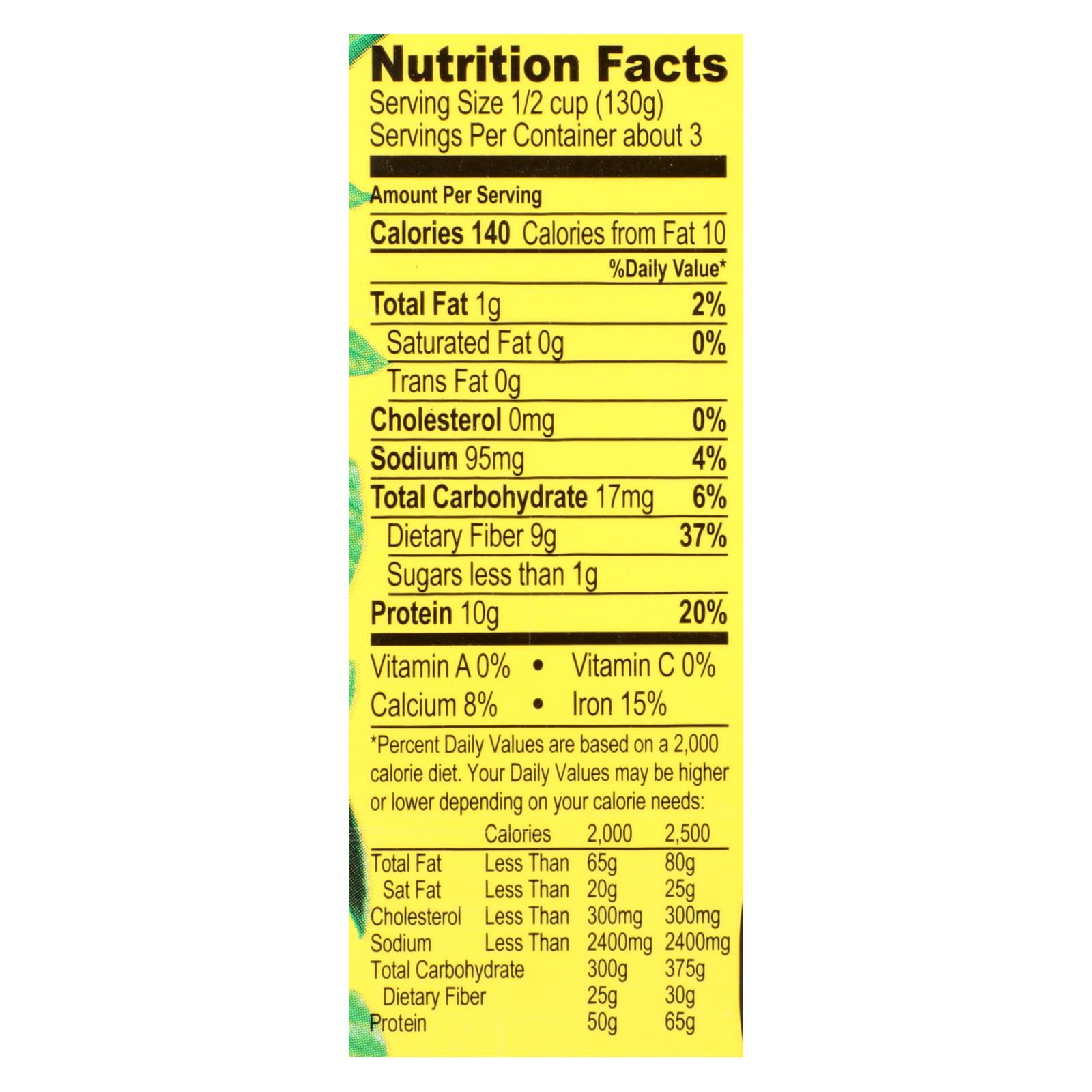 Jack's Quality Organic Black Beans, Low Sodium, Case Of 8, 13.4 Oz - Image 2
