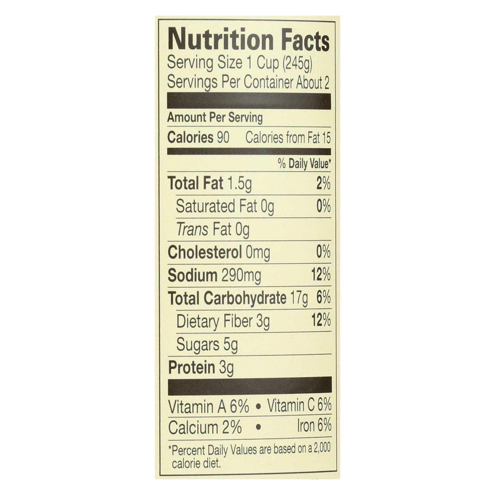 Amy's, Organic Low Sodium Minestrone Soup, Case Of 12, 14.1 Oz - Image 3