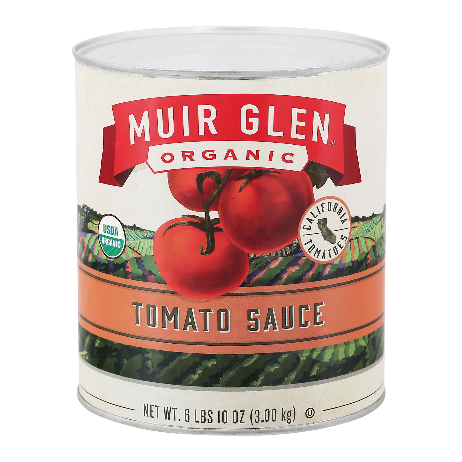 Muir Glen Organic Tomato Sauce, Case Of 6, 106 Fl Oz