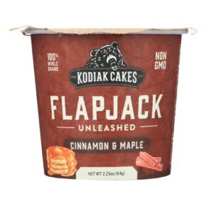 Kodiak Cakes, Flapjack On The Go, Cinnamon Maple, Case Of 12, 2.25 Oz