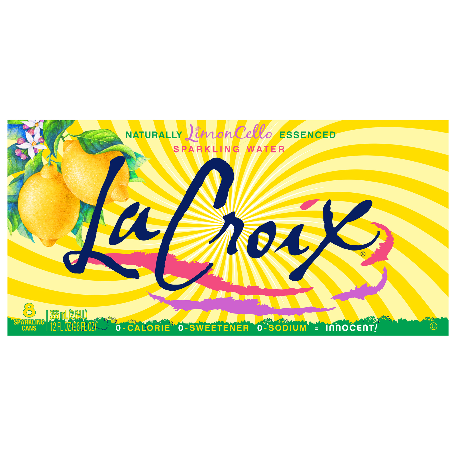 Lacroix - Sparkling Water Limoncello - Case Of 3-8-12 Fz