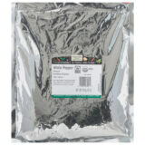 Frontier Herb Organic White Ground Pepper, Ft, 1 Lb.