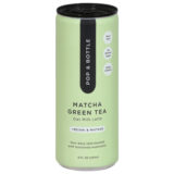 Pop & Bottle - Grn-tea Matcha Latte - Case Of 12-8 Fz