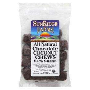 Sunridge Farms Dark Chocolate Coconut Chews, Single Bulk Item, 10lb