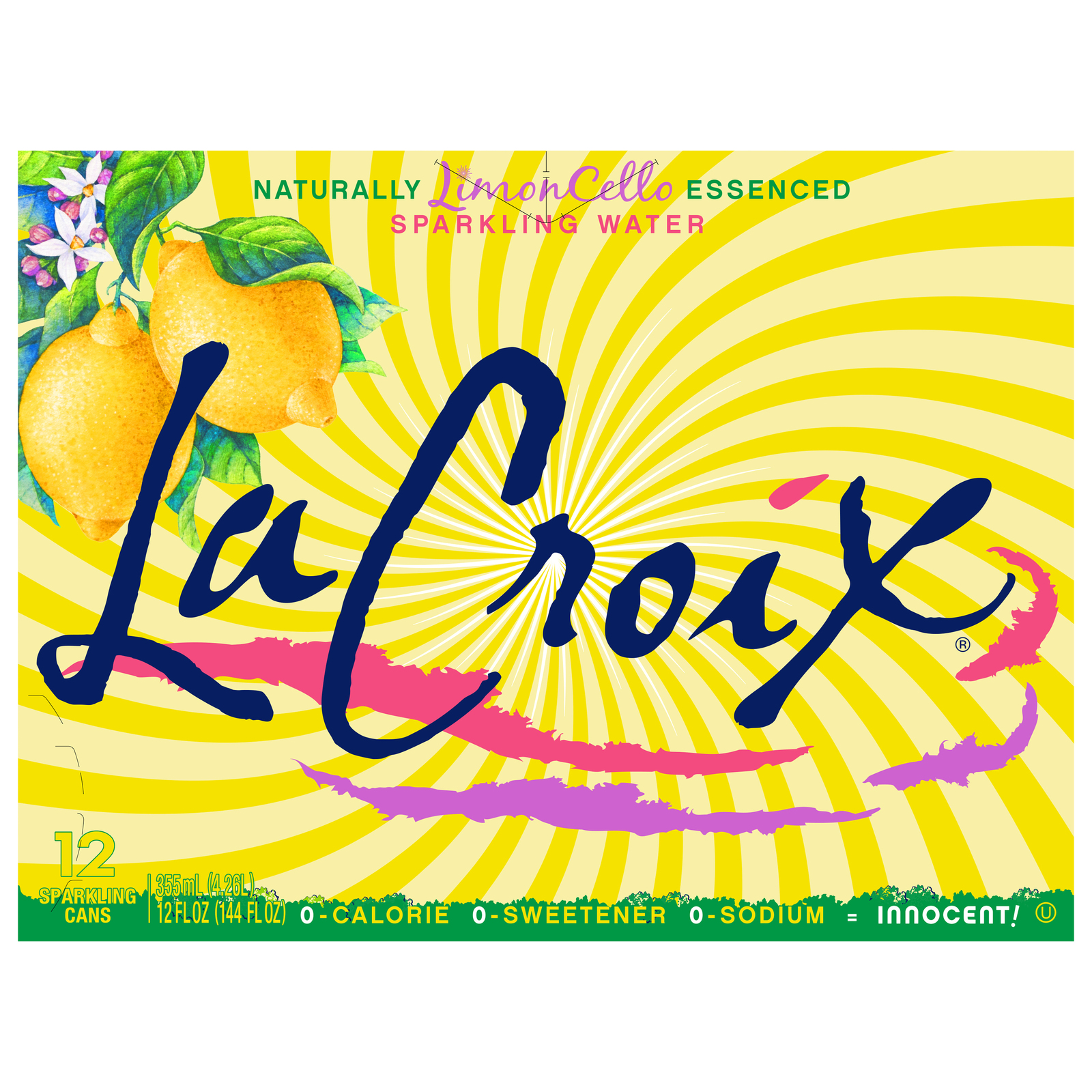 Lacroix - Sparkling Water Limoncello - Case Of 2-12-12 Fz