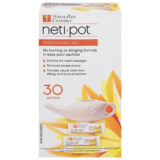 Himalayan Chandra Neti Pot, Porcelain, With 30 Sachets, 1 Count