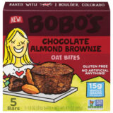 Bobo's Oat Bars - Oat Bite Chocolate Almond Brownie - Case Of 6-5-1.3 Oz