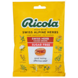 Ricola - Cough Drop Sugar Free Swiss Herb - Case Of 8-19 Ct