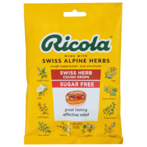 Ricola - Cough Drop Sugar Free Swiss Herb - Case Of 8-19 Ct