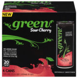 Green - Sparkling Sour Cherry - Case Of 4-6-12 Fz