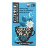 Clipper Tea, Organic Tea, Snore And Peace, Case Of 6, 20 Bags