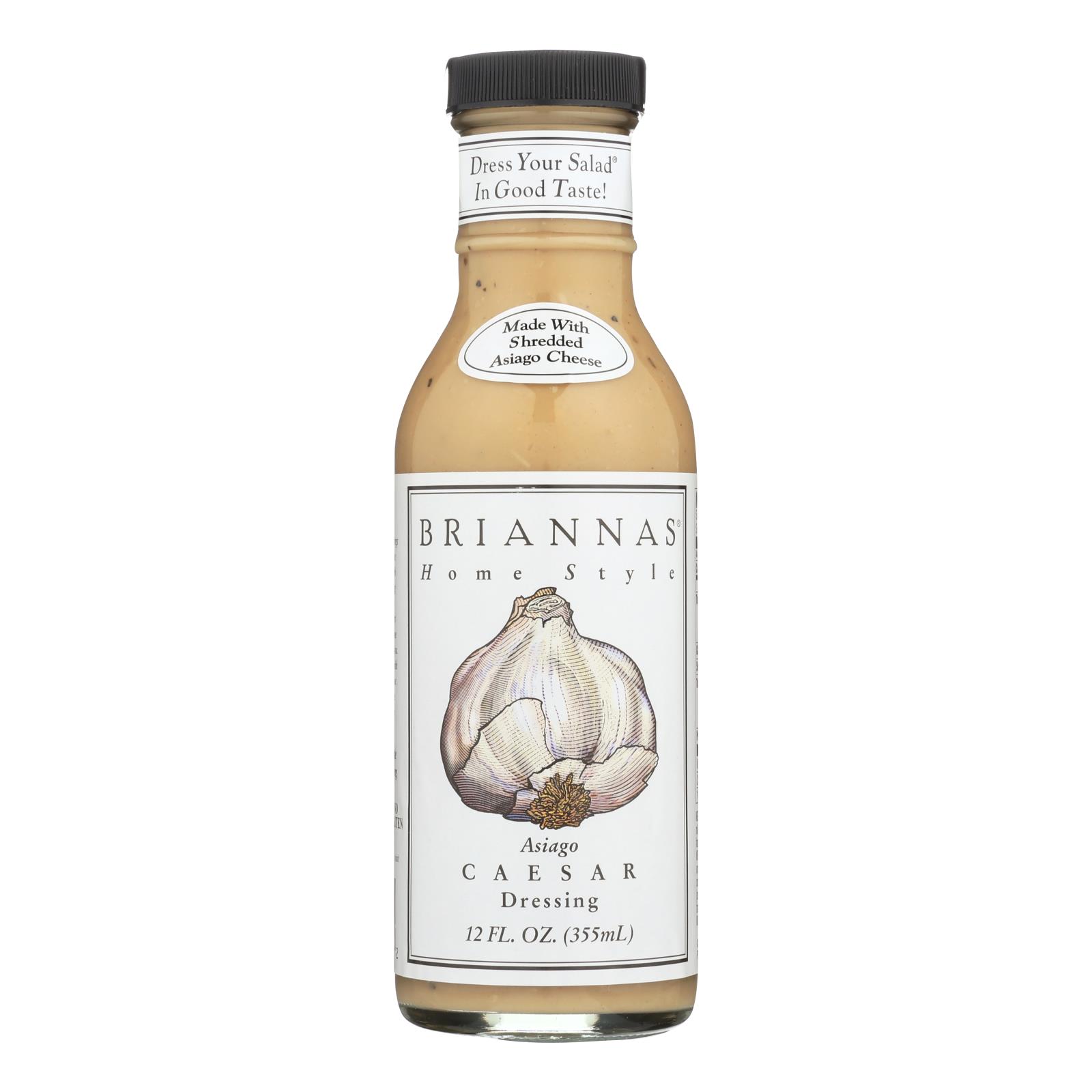 Brianna's, Salad Dressing, Asiago Caesar, Case Of 6, 12 Fl Oz. - Image 2
