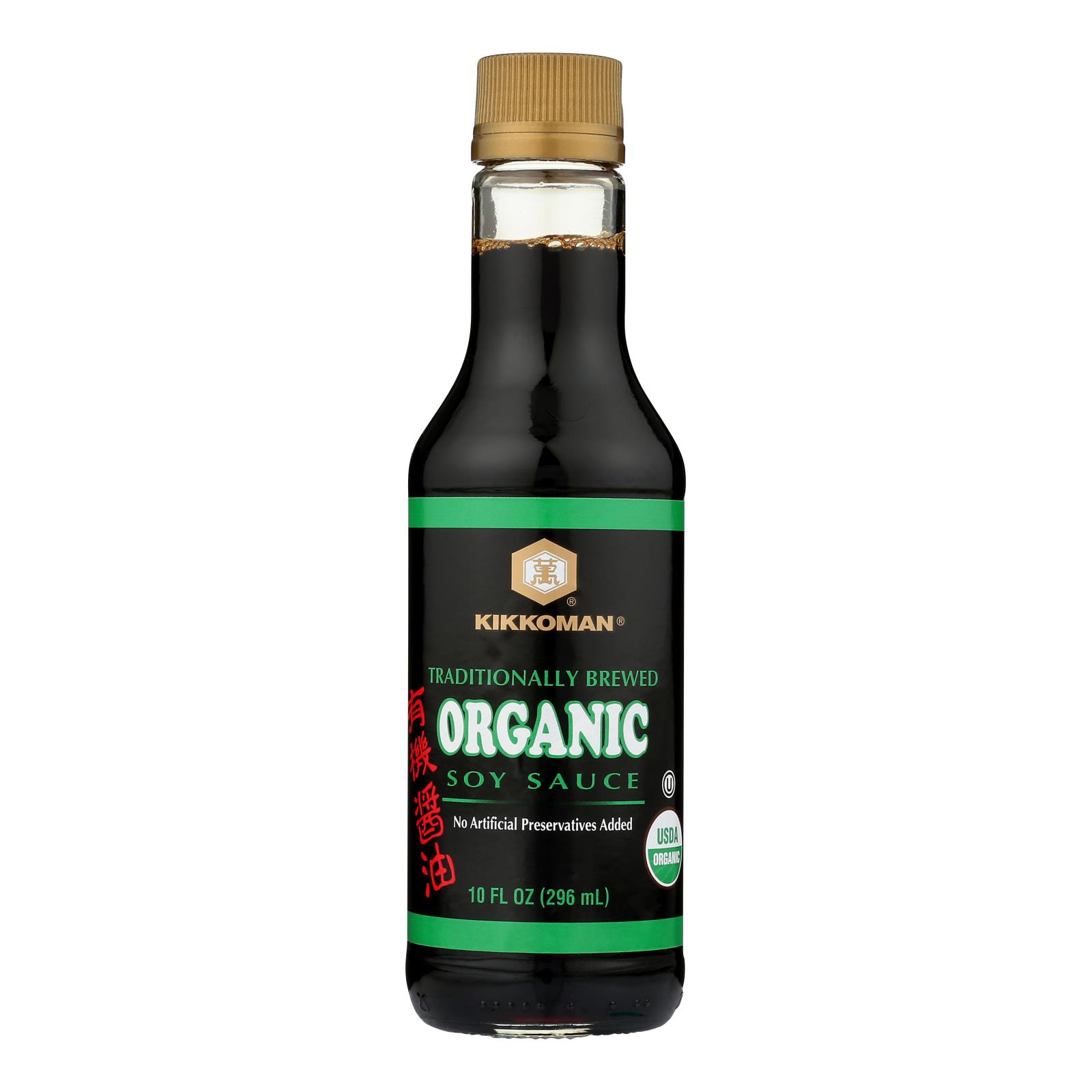 Kikkoman Soy Sauce, Tamari, Case Of 6, 10 Fl Oz.