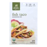 Simply Organic Seasoning Mix, Fish Taco, Case Of 12, 1.13 Oz.