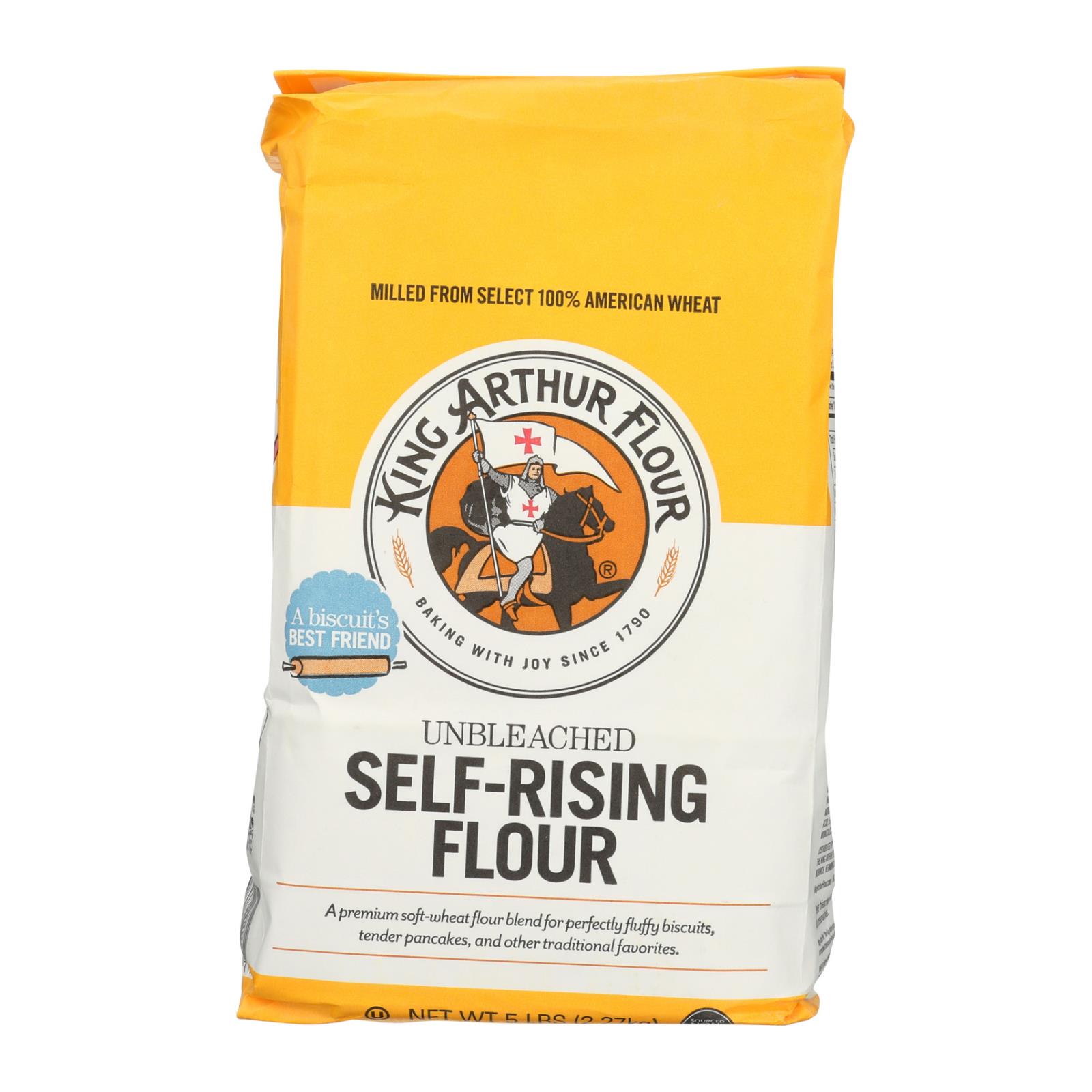 King Arthur Self Rising Flour, Case Of 8, 5 Lb.