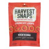 Harvest Snaps - Crunch Loops Kick N Bbq - Case Of 12-2.5 Oz