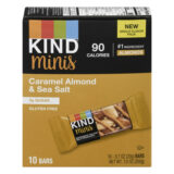 Kind - Bar Mini Caramel Almond Sea Salt - Case Of 8-10-.7 Oz