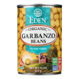 Eden Foods Organic Garbanzo Beans, Case Of 12, 15 Oz.