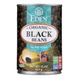 Eden Foods Organic Black Beans, Case Of 12, 15 Oz.