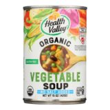 Health Valley Organic Soup, Vegetable No Salt Added, Case Of 12, 15 Oz.