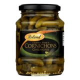 Roland Cornichons Gherkins, Case Of 12, 12 Oz.