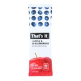 That's It Fruit Bar, Apple And Blueberry, Case Of 12, 1.2 Oz