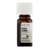 Aura Cacia, Organic Essential Oil, Lemon, .25 Oz