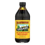 Plantation Organic Blackstrap Molasses Syrup, Case Of 12, 15 Oz.